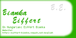 bianka eiffert business card
